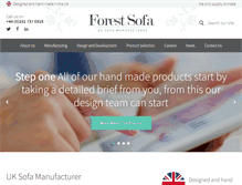 Tablet Screenshot of forestsofa.co.uk